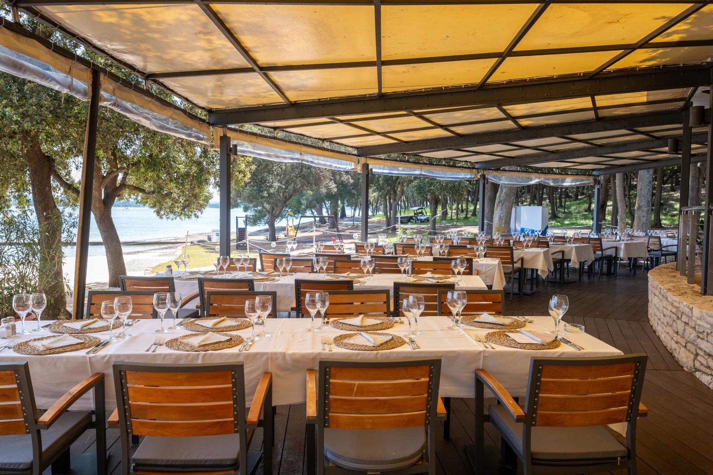 Open-Air Wedding Dinner Venue